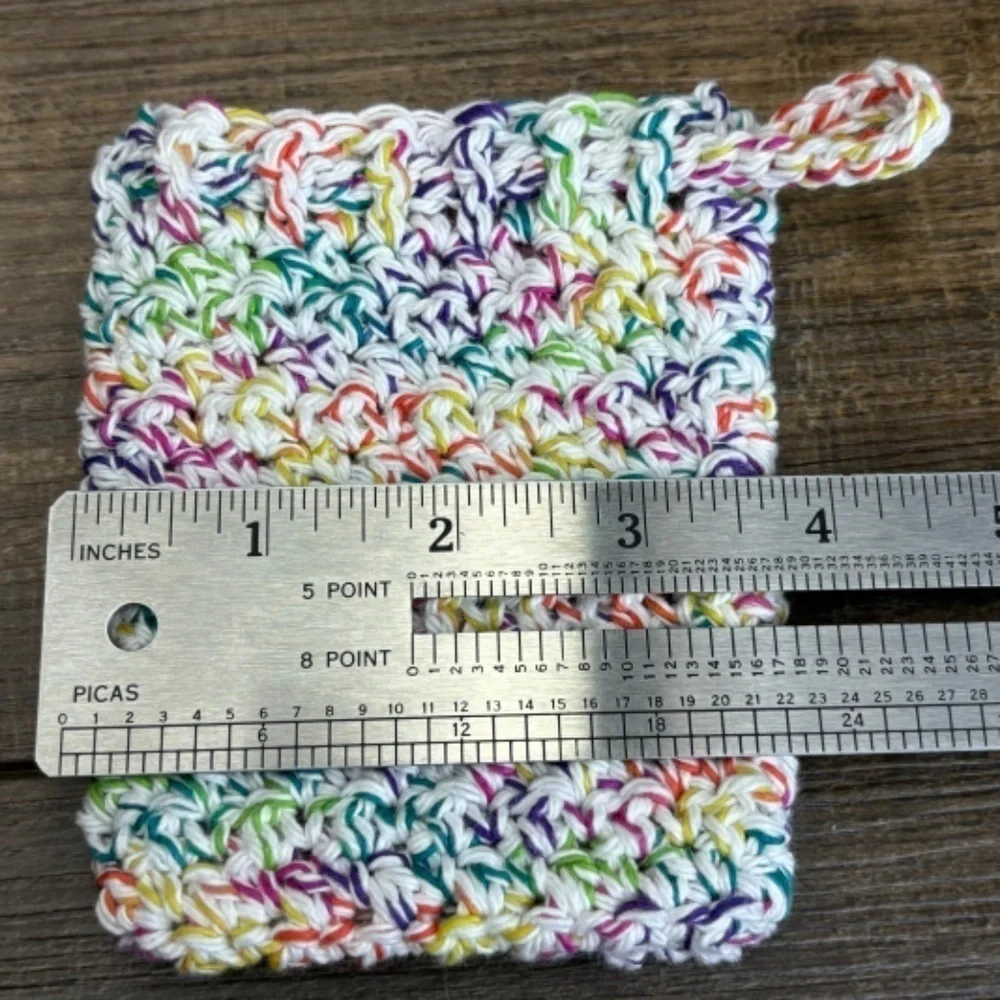 Crochet Bar Soap Saver Pouch Bag Cotton Handcrafted Exfoliating Drawstring‎ Knit